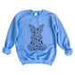 Easter Elements Bunny Graphic Sweatshirt