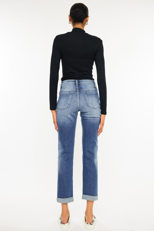 High Rise DistressJeans