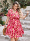 Plus Size  Flutter Sleeve Dress