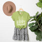 Hoppy Teacher Graphic V-Neck Tee