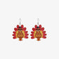 Thanksgiving Turkey Drop Earrings