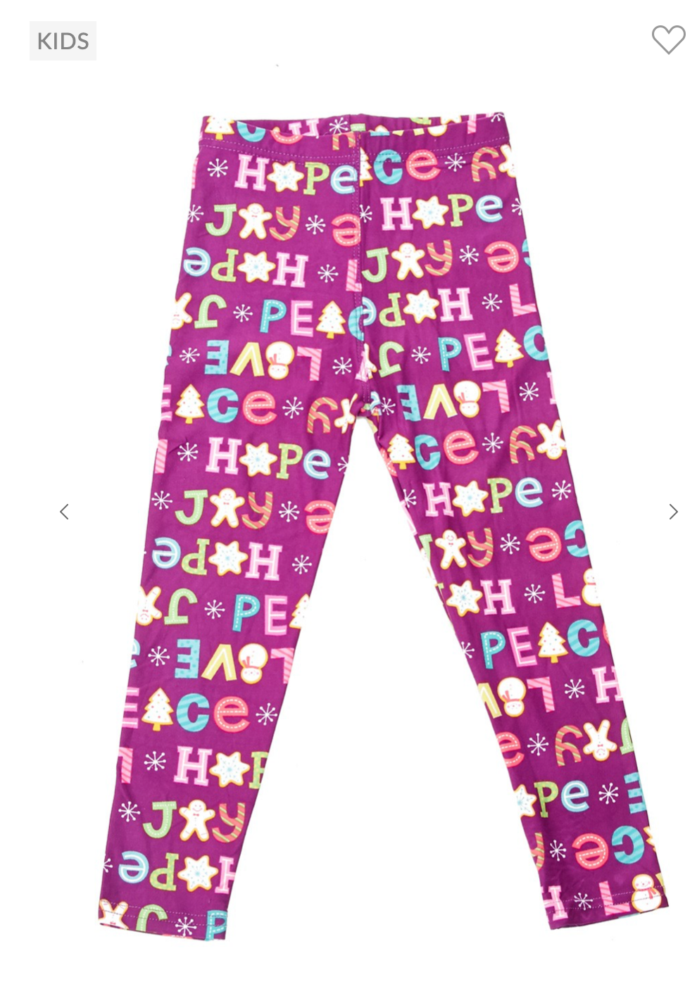 Love Letter Print Leggings